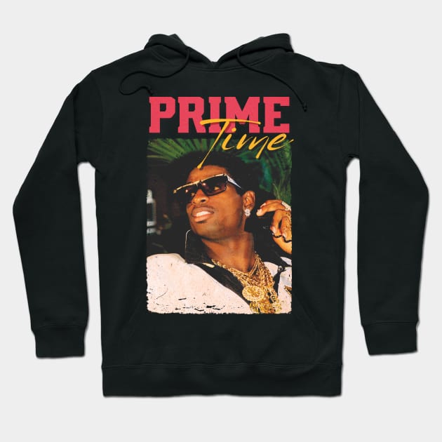 Vintage Deion Prime Time Hoodie by Marc Graphic